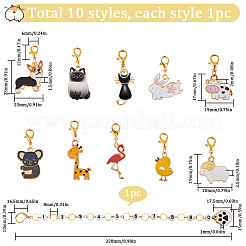 Animal Theme DIY Knitting Tool Sets&nbsp;HJEW-SC00027