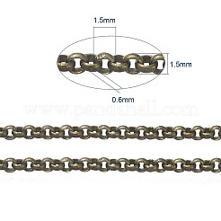 Brass Rolo Chains&nbsp;CHC-S008-002H-AB