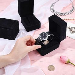 Wood & Velvet Organizer Boxes&nbsp;CON-WH0110-336A