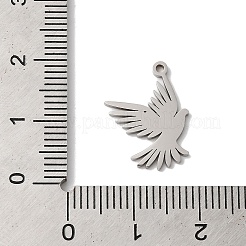 Non-Tarnish 5Pcs 201 Stainless Steel Pendants&nbsp;LS-STAS-Z068-05P