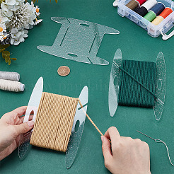 Rectangle Acrylic Thread Winding Boards&nbsp;AJEW-WH0460-157