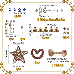DIY Bell Jewelry Kits&nbsp;DIY-GA0005-07