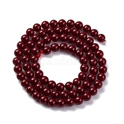 Baking Paint Glass Beads&nbsp;GLAA-Z010-01C