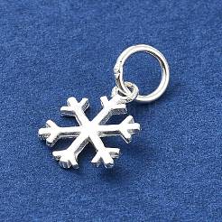 925 Sterling Silver Christmas Snowflake Charms&nbsp;STER-M119-16S