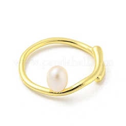 Brass Open Cuff Rings&nbsp;RJEW-H220-36G