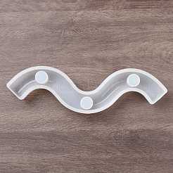 DIY Wavy Line M Shape Candlestick Silicone Molds&nbsp;DIY-E040-03