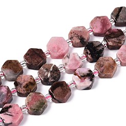 Natural Rhodonite Beads Strands&nbsp;G-P534-A16-02