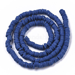 Handmade Polymer Clay Beads Strands&nbsp;CLAY-R089-4mm-010