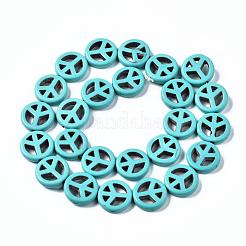 Gemstone Beads Strands&nbsp;TURQ-S238-15mm-2