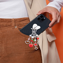 Alloy Enamel Pendant Decorations&nbsp;AJEW-LP0005-82