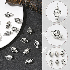36Pcs Tibetan Style Alloy Tellurion Pendants&nbsp;TIBEP-SC0003-30