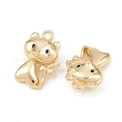 Rack Plating Alloy Enamel Pendants&nbsp;PALLOY-T096-02G