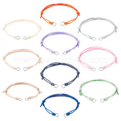 10Pcs Waxed Polyester Cord Bracelets Making&nbsp;AJEW-TAC00108