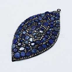 Natural Gemstone Big Pendants&nbsp;PEAR-F006-07