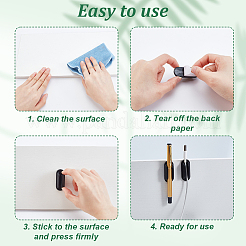 50Pcs Silicone Self-adhesive Pen Clip&nbsp;DIY-GA0010-21B