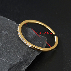Cubic Zirconia Open Cuff Ring&nbsp;ZV9742-02