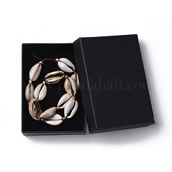 Cowrie Shell Braided Choker Necklaces&nbsp;NJEW-JN02387-01