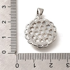 Brass Pave Natural White Shell Carved Angel Pendants&nbsp;KK-Z091-03P