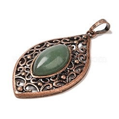 Natural Green Aventurine Pendants&nbsp;G-H065-3R-09