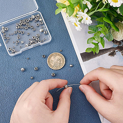 80Pcs 4 Style Brass Beads&nbsp;KK-BC0008-89