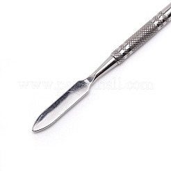 Stainless Steel Color Palette and Double Head Spoon Palette Spatulas Stick Rod&nbsp;MRMJ-WH0062-41P