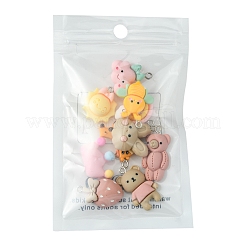 10Pcs 10 Styles Opaque Resin Pendants&nbsp;RESI-FS0001-31