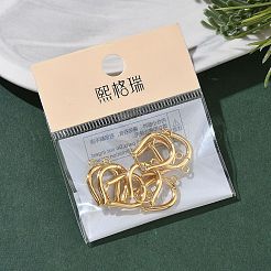 SHEGRACE Brass Hoop Earrings Findings&nbsp;XGR0157G-87G
