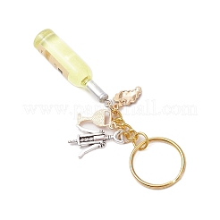 Resin & Glass & Alloy Keychain&nbsp;KEYC-JKC01158