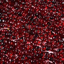 Picasso Spray Painted Glass Seed Beads&nbsp;SEED-T006-04-32