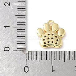 Brass Micro Pave Cubic Zirconia Pendants&nbsp;KK-P290-51G