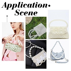 ABS Imitation Pearl Bag Chain&nbsp;FIND-WH0094-69