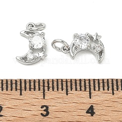 SHEGRACE Brass Micro Pave Cubic Zirconia Pendants&nbsp;XGRQ3D809-508P