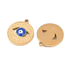 304 Stainless Steel Enamel Pendants&nbsp;STAS-Z190-09G-05