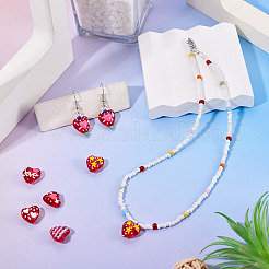 20Pcs 5 Styles Glass Enamel Beads&nbsp;GLAA-TA0003-49