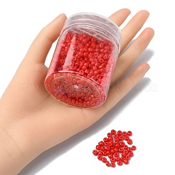 1300Pcs Baking Paint Glass Round Seed Beads&nbsp;SEED-YW0002-20B