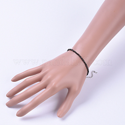 Natural Obsidian Bead Bracelets&nbsp;X-BJEW-JB04555-07