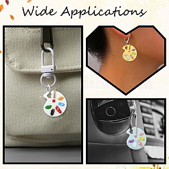 30Pcs 6 Colors Opaque Resin Pendants&nbsp;CRES-CJ0001-90