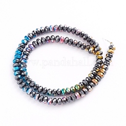Electroplated Non-magnetic Synthetic Hematite Beads Strands&nbsp;G-L562-12A