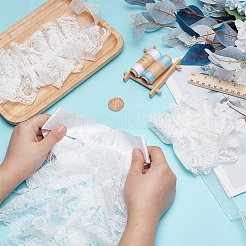 Polyester Lace Jabot and Cuffs Set&nbsp;DIY-WH0678-16