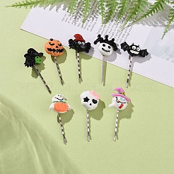 Halloween Themed Opaque Resin Hair Bobby Pin&nbsp;PHAR-JH00079