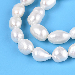 Natural Cultured Freshwater Pearl Beads Strands&nbsp;PEAR-N014-06I