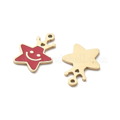 304 Stainless Steel Enamel Charms&nbsp;STAS-M111-17G