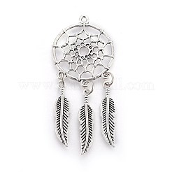 Tibetan Style Alloy Big Pendants&nbsp;LS-PALLOY-WH0056-03AS-03