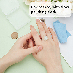 1Pc 925 Sterling Silver Ring Components&nbsp;FIND-BC0013-83A