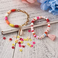 Handmade Polymer Clay Beads&nbsp;CLAY-US0001-02C