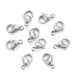 Tarnish Resistant 304 Stainless Steel Lobster Claw Clasps&nbsp;X-STAS-AB11