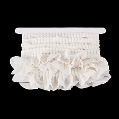 4 Yards Polyester Wrinkle Lace Ribbon&nbsp;OCOR-TA0004-18F