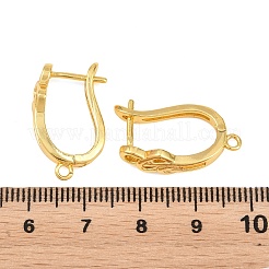 Brass Hoop Earring Findings&nbsp;KK-K340-36G