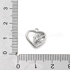 Brass Micro Pave Cubic Zirconia Pendants&nbsp;KK-H511-01P-04