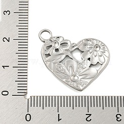 Non-Tarnish 304 Stainless Steel Pendants&nbsp;STAS-L080-022P